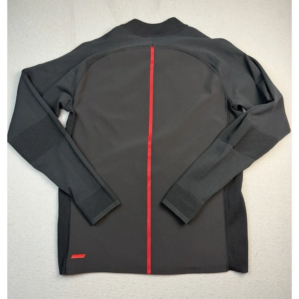 Ferrari Track Jacket Mens XL Black Puma F1 Racing Car Motorsport Shield Full Zip